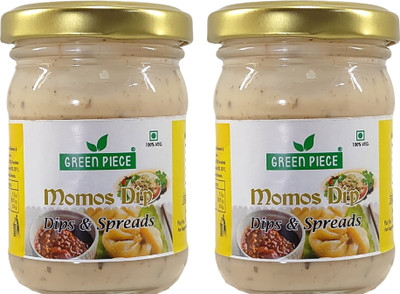 GREEN PIECE Momos Dip & Spreads (Pack of 2)(100gmx2) Chutney Paste(2x100 g)