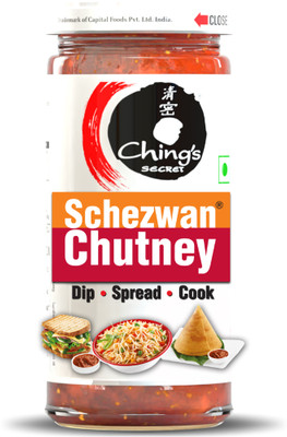 Ching's Secret Schezwan Chutney, Spicy & Tangy, Dip, Spread, Cook, Chutney Paste(250 g)