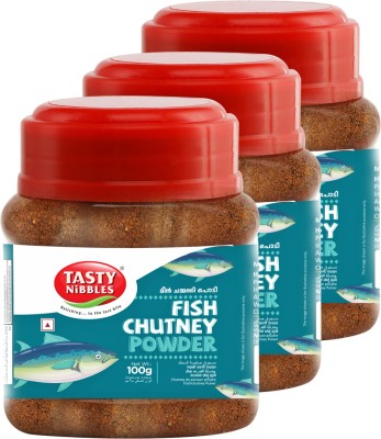 Tasty Nibbles Ready To Eat Fish Chutney Powder|No Added Preservatives (Pack of 3) 300g Chutney Powder(3x100 g)