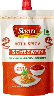 SWAD Hot & Spicy Schezwan 750g | Dip | Spread | Chutney | Marinate Chutney Paste(5x150 g)