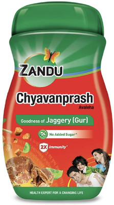 ZANDU Chyavanprash Avaleha Jaggery (Gur) | Immunity Booster Chyawanprash |(450 g)