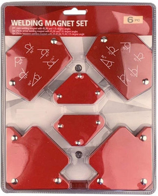 FLAMINGO ENTERPRISE Corner Clamp(6pc Multi Angle Magnetic Welding Holder Clamps Set cm)