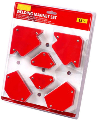 Gadariya King Corner Clamp(Welding Positioner/Magnetic Fixed Angle Soldering Locator 6 Pcs/Set (8) cm)