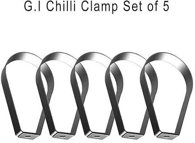 Implemental Pipe Clamp(G.I Chilli Clamp Set of 5 (1.1/2inch - (40mm) cm)