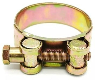 Implemental C-clamp(T-Bolt Hose Clamp, Band, Bolt, and Nut (Pack of 2) (36-39 MM)3.9 cm)
