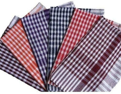rushabh collections Multicolour Kitchen Napkin Cleaning Cloth Duster Chapatis Kapda ONE FREE CLOTH Wet and Dry Cotton Cleaning Cloth(10 Units)