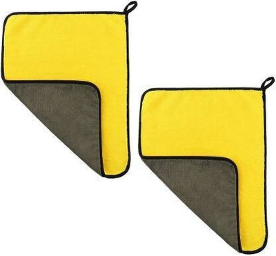 KRAZE Pack of 2 Heavy Double Sided Microfiber Cloth for Cleaning MCT30x2.262 Sponge Wipe(Regular)