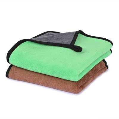 SFAB Microfiber Vehicle Washing  Cloth(Pack Of 2, 600 GSM)