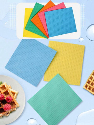 EasyShop Microfiber cloth Wet and Dry Microfiber Cleaning Cloth(5 Units)