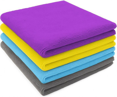 Harsha 350 GSM Wet & Dry Microfiber Cleaning Cloth(4 Units)