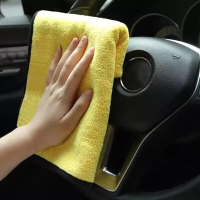 TaskTidy Microfiber Vehicle Washing  Cloth(Pack Of 5, 600 GSM)