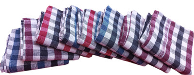BY LOOK Kitchen Napkin(Pack of 10) Wet and Dry Cotton Cleaning Cloth(10 Units)
