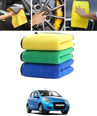 MATIES Multi-Purpose Super Soft Absorbent Cleaning Towels for Car-70 Wet and Dry Microfiber Cleaning Cloth(3 Units)