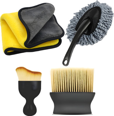 Bizbee Microfiber Vehicle Washing  Brush(Pack Of 4, 800 GSM)