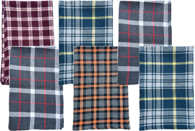 Gopika Set of 6 Cotton Multipurpose Wet and Dry Cotton Cleaning Cloth(6 Units)