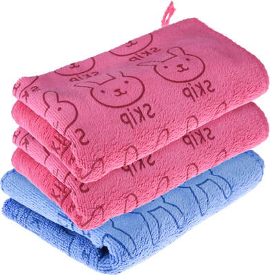 KUBER INDUSTRIES Reusable Skip Cleaning Towel for Kitchen|BabyCleaning Towel|30x40|Packof 3|Multi Wet and Dry Microfiber Cleaning Cloth(3 Units)