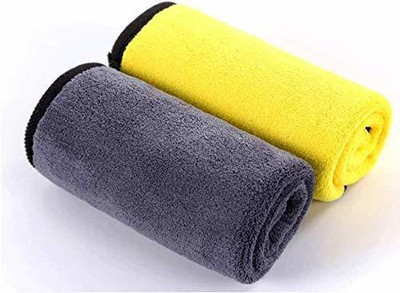 VRT Microfiber Cleaning Cloth for Detailing and Polishing 40x30 cm - Pack of 2 Wet and Dry Microfiber Cleaning Cloth(2 Units)