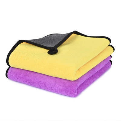 Ansh Microfiber Vehicle Washing  Cloth(Pack Of 5, 600 GSM)