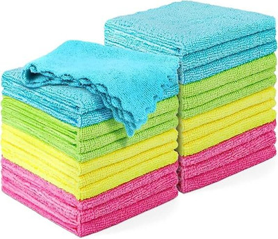 SHOWSTOPPER Microfiber Vehicle Washing  Duster(Pack Of 24, 250 GSM)