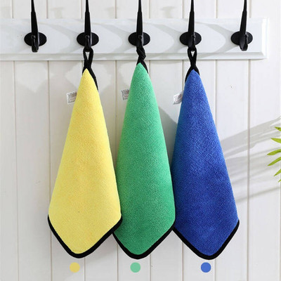 SUPER SPUN Wash Towels for Car Double Layer Super Thick Cleaning & Drying ClothMCt40x3.33 Scrub Sponge(Large, Pack of 3)