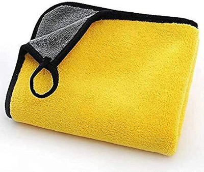 Armaan Pack of 5 Lint Free Dual Sided Vehicle, Glass & floor Cleaning Cloth MC3.766 Wet and Dry Microfiber Cleaning Cloth(5 Units)