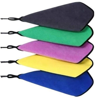 LYSOO (5-Pcs) Microfiber Cleaning Cloths Lint-Free for Kitchen, Car & Glass Cleaning Dry Microfiber Cleaning Cloth(5 Units)