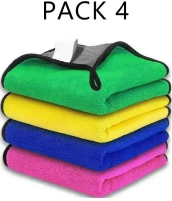 HIMANSHI Wet and Dry Microfiber Cleaning Cloth(4 Units)