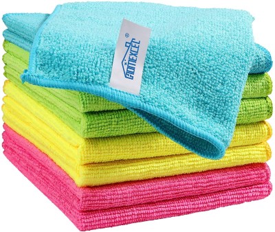 HOMEXCEL Microfiber Vehicle Washing  Cloth(Pack Of 8, 250 GSM)