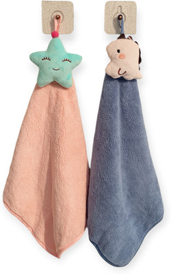 Samarman Dreams Microfiber 400 GSM Hand Towel Set(Pack of 2)