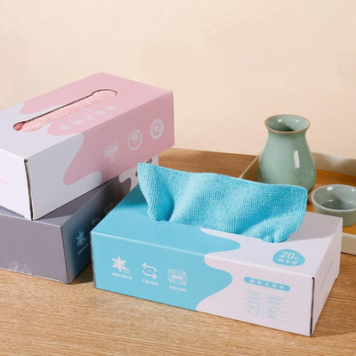 TIRTHA CREATIONS Kitchen Cleaning Fiber Cloth 20PCS | Reusable Duster | Soft & Absorbent Dry Microfiber Cleaning Cloth