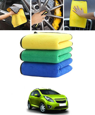 MATIES Multi-Purpose Super Soft Absorbent Cleaning Towels for Car-97 Wet and Dry Microfiber Cleaning Cloth(3 Units)