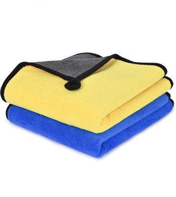 Armaan Pack of 5 Lint Free Dual Sided Vehicle, Glass & floor Cleaning Cloth NCC2.674 Wet and Dry Microfiber Cleaning Cloth(5 Units)