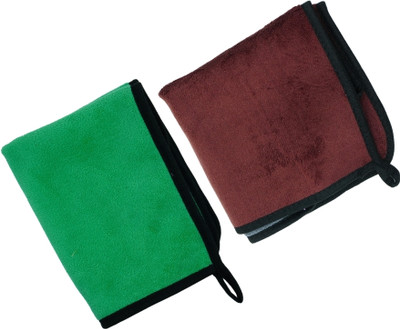 Hridhaan Multipurpose Highly Absorbent Dust Towels for All Kitchen, Vehicles_30x40 Dry Microfiber Cleaning Cloth(2 Units)