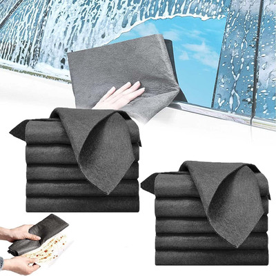 Fronted Thickened Magic Cleaning Cloth, Reusable Microfiber Glass Cleaning Cloth Wet and Dry Nylon Cleaning Cloth(2 Units)