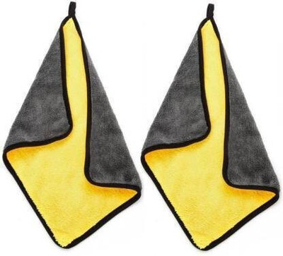 WebDealz Multi-Purpose Ultra-Thick & Soft Dual Sided Cleaning Towel MCT30x2.356 Scrub Sponge(Regular, Pack of 2)