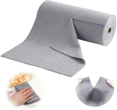 AAKIKI Microfiber Cleaning Cloth Roll Reusable,Washable for Home,Kitchen, Everyday Use Wet and Dry Microfiber Cleaning Cloth