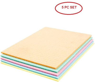 BY LOOK Wet and Dry Sponge Cleaning Cloth(5 Units)