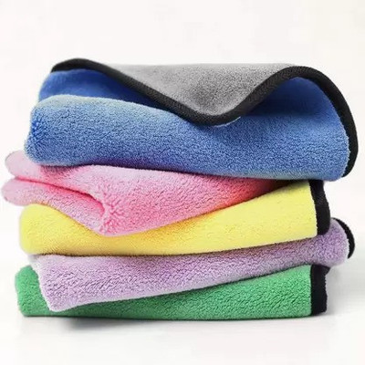 PVA Multi-Color Highly Absorbent Microfiber Cloths Dry Microfiber Cleaning Cloth(4 Units)