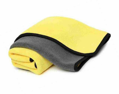 Shreejee MICROFIBER CLOTH D108 PO1 8 YELLOW AND GREY Cloth Napkins