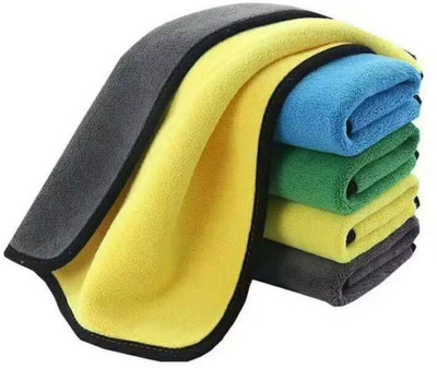 AKDC MICROFIBER TOWEL Wet and Dry Microfiber Cleaning Cloth(4 Units)