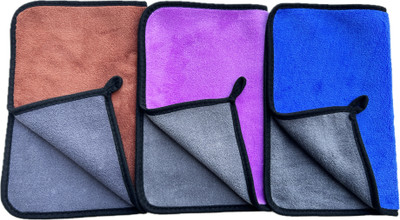 Gopika Set of 3 Microfiber Multipurpose Wet and Dry Microfiber Cleaning Cloth(3 Units)