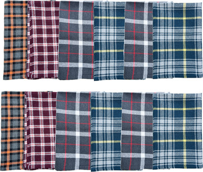 Gopika Set of 12 Cotton Multipurpose Wet and Dry Cotton Cleaning Cloth(12 Units)