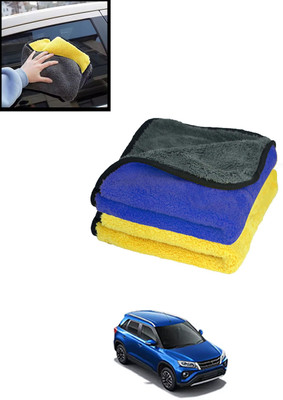 MATIES Multi-Purpose Super Soft Absorbent Cleaning Towels for Car-285 Wet and Dry Microfiber Cleaning Cloth(2 Units)