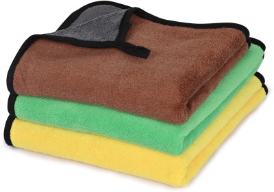 SFAB Microfiber Vehicle Washing  Cloth(Pack Of 3, 600 GSM)