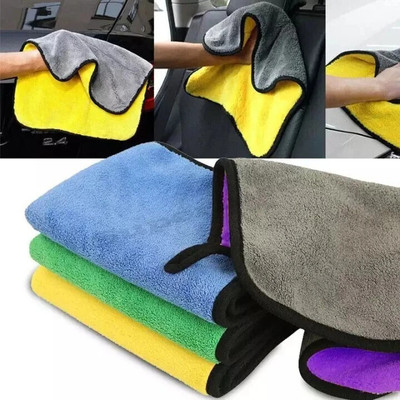 AM Creations Pack of 3 Lint Free Dual Sided Vehicle, Glass & floor Cleaning Cloth AC2.977 Wet and Dry Cotton Cleaning Cloth(3 Units)
