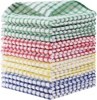 Ayus KitchenDish121Pk12 Wet and Dry Cotton Cleaning Cloth(12 Units)