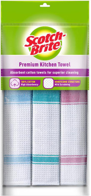 Scotch-Brite Dry Cotton Cleaning Cloth(3 Units)