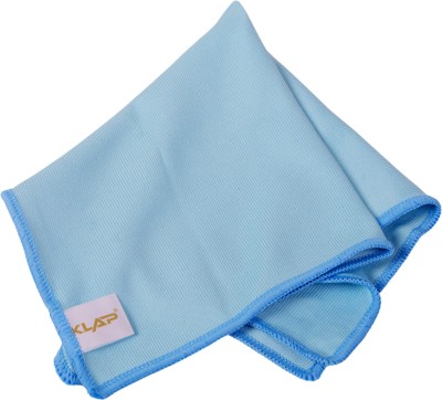 KLAP Multipurpose Microfiber Glass Cleaning Cloth (40x40 cm) PACK OF 1 Set of 2 Wet and Dry Microfiber Cleaning Cloth