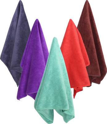 KUBER INDUSTRIES Wet and Dry Microfiber Cleaning Cloth(5 Units)