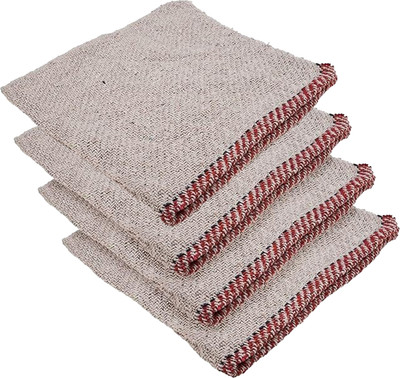 BEOZ Cotton Floor Cleaning Cloth & Floor Duster/Pocha 27x27 Inch Wet and Dry Cotton Cleaning Cloth(4 Units)